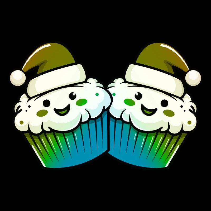 Cuisson du gâteau Muffin Noël