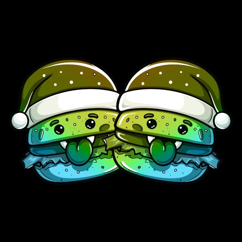 Burger Christmas Food