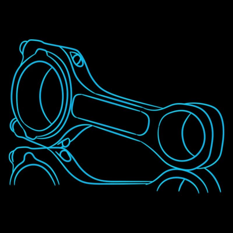 Connecting rod turquoise