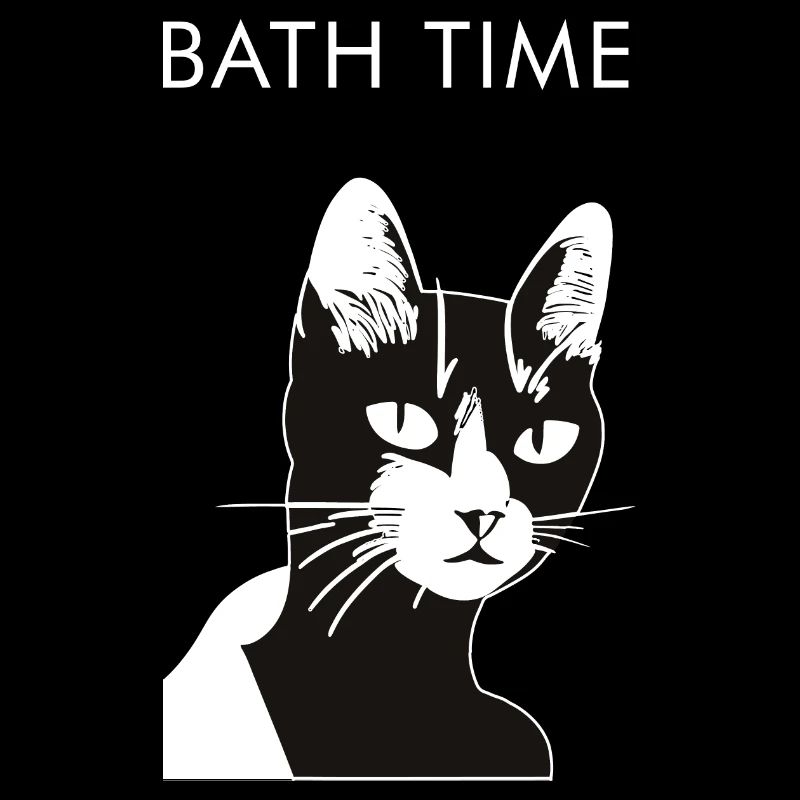 Bath Time Cute Animals Cartoon