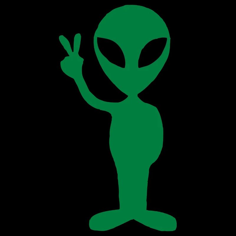 Green alien