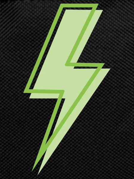 Light green lightning