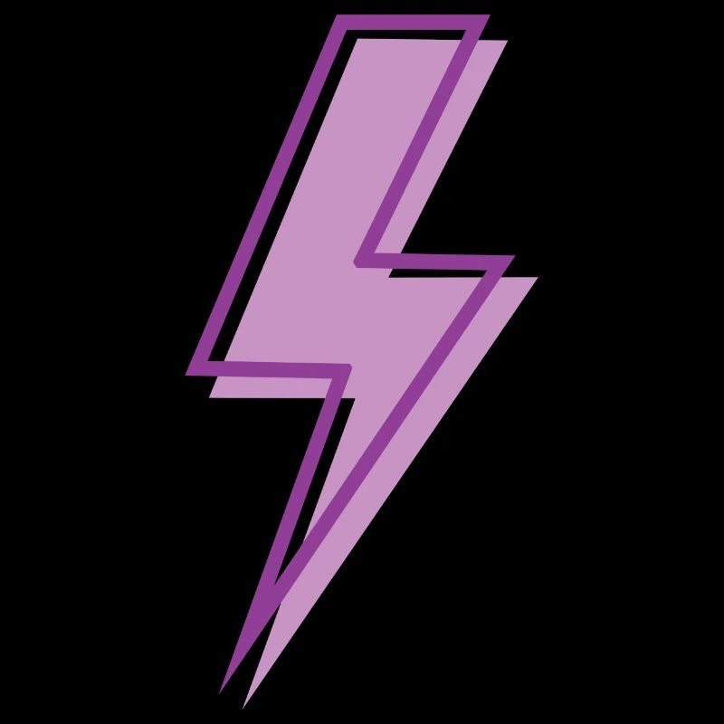 Light purple lightning