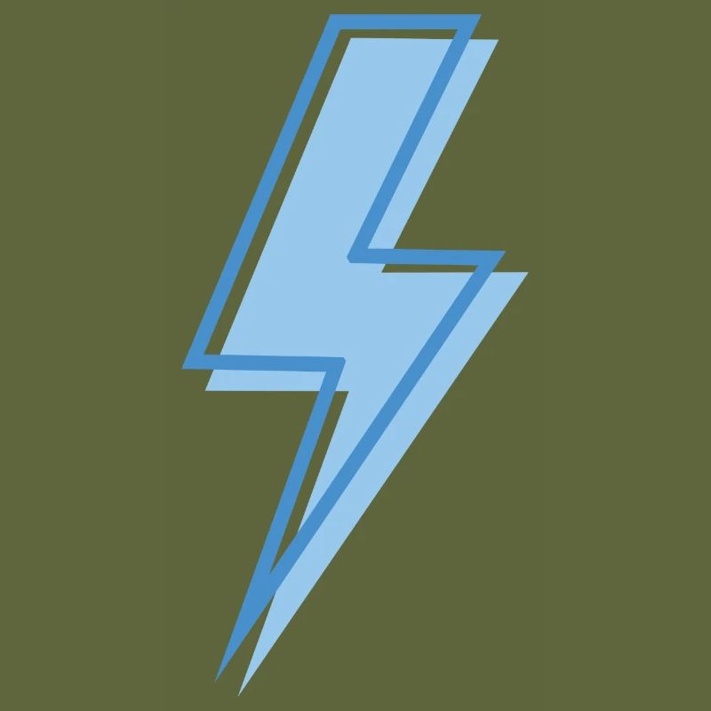 Blue lightning