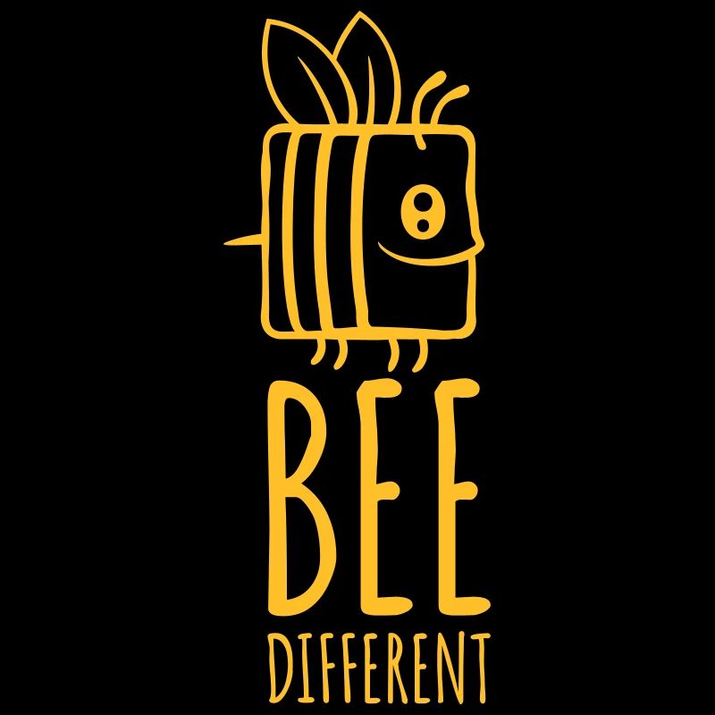 bee different Spruch Zitat