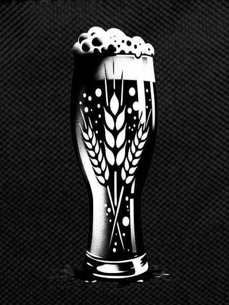 Wheat Beer Glass | Bubbly Beer
