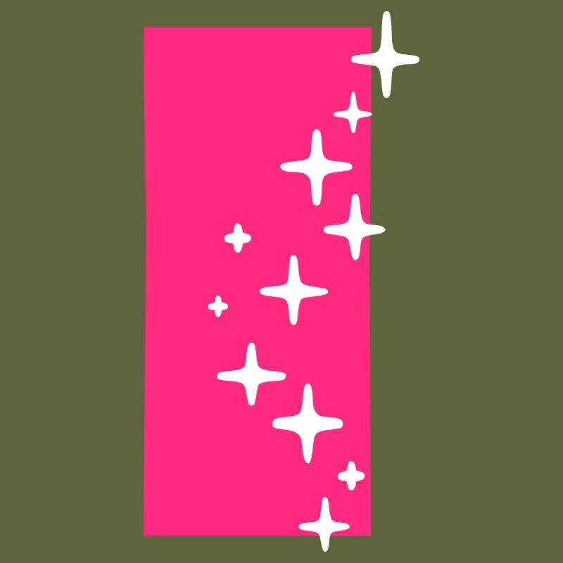 Letter I Glitter