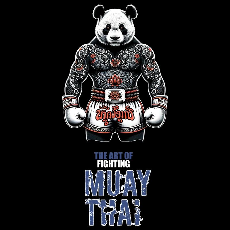 Muay Thai Kickboxen und Thaiboxen panda