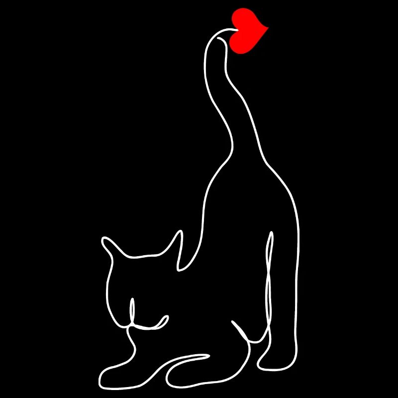 Cat Heart - Cat Lover Gift Idea