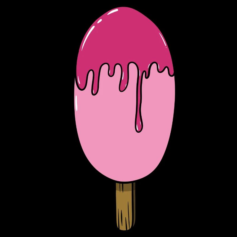 Crème glacée | Crème glacée rose | Sucettes glacées | Glace