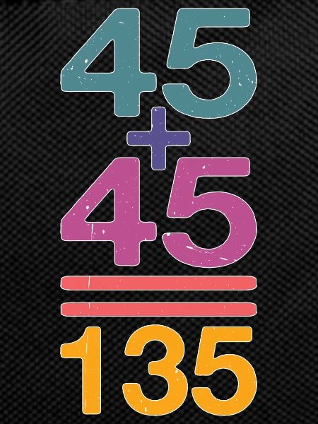 45 + 45 = 135 32