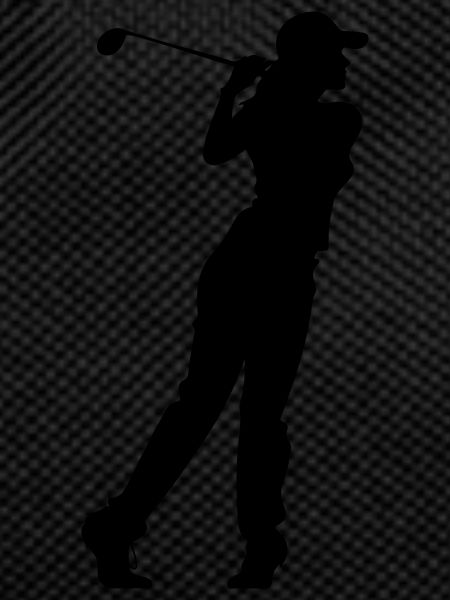Golfer Woman Silhouette