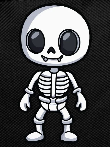 Skeleton Halloween Comic