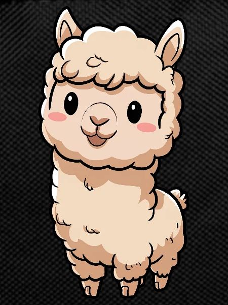 Sweet Llama Chibi Alpaca