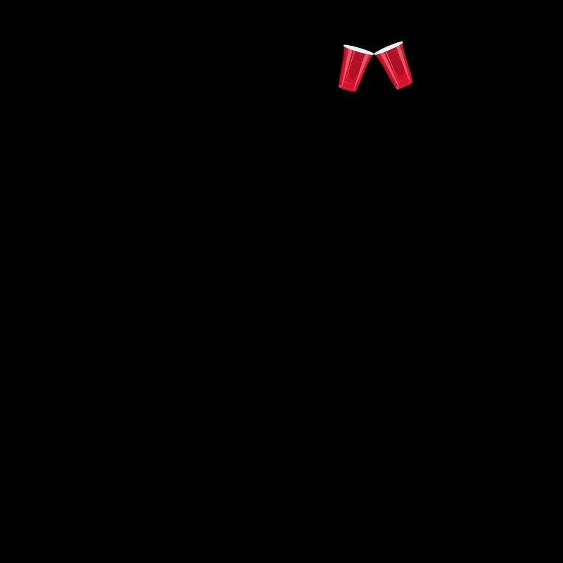 Rote Bierpong Becher