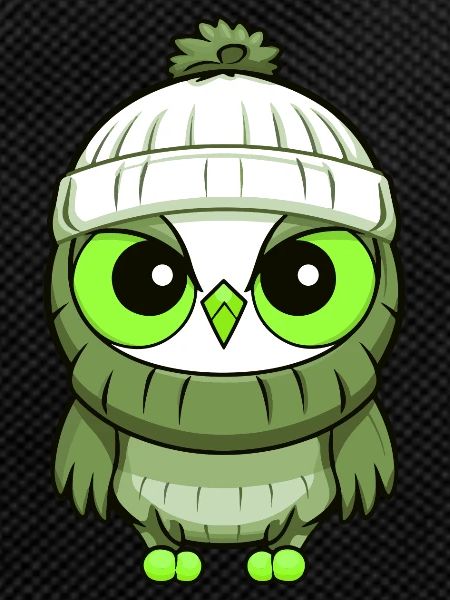 Owl Winter Comic