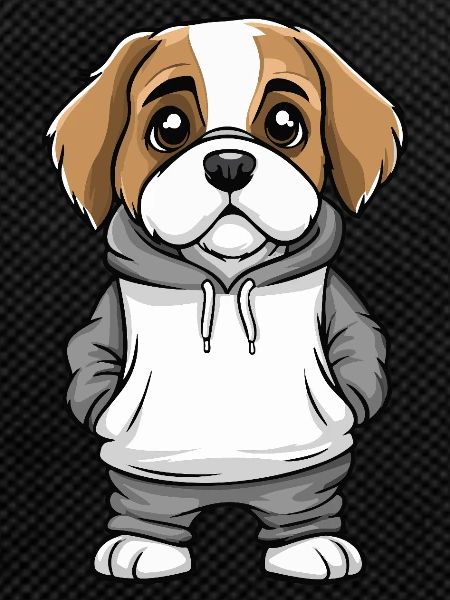 Saint Bernard Dog Funny