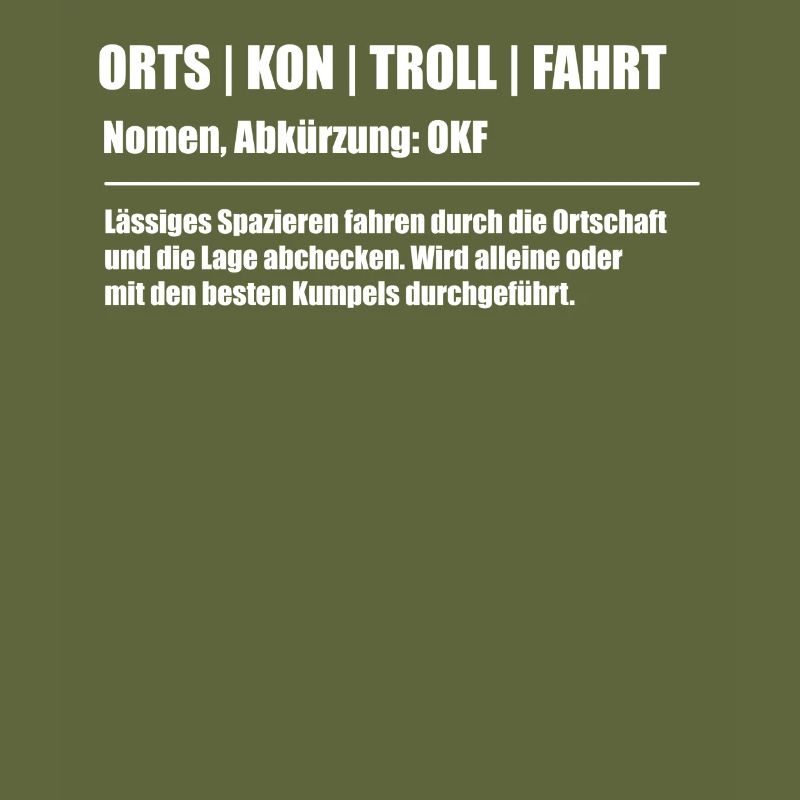 Ortskrontrollfahrt OKF Definition