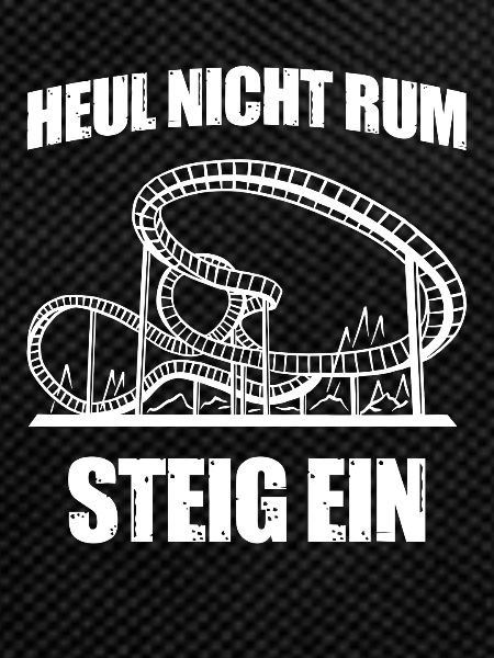 Steig ein Freizeitpark Rollercoaster Achterbahn