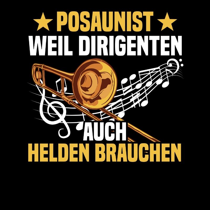 Posaune Posaunenspieler Posaunist Dirigent