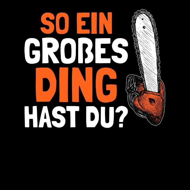 Großes Ding Holz machen Holzfäller Waldarbeiter