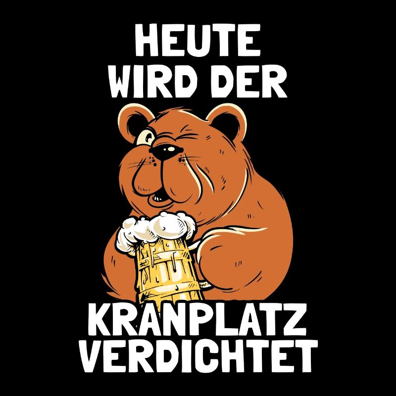 Kranplatz verdichtet Biertrinker Bierliebhaber