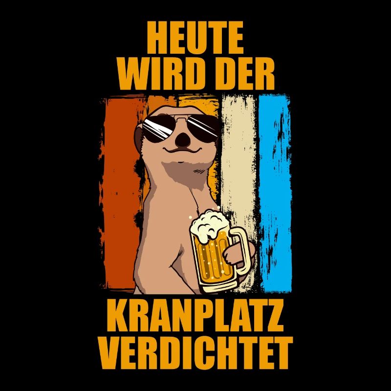 Kranplatz verdichtet Biertrinker Bierliebhaber