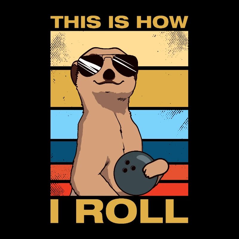 C’est comme ça que je roule Bowling Bowlingspieler Bowler
