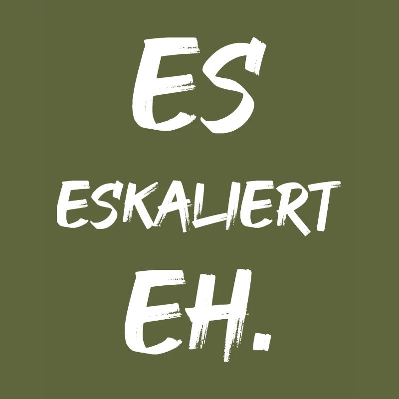 Es eskaliert eh.