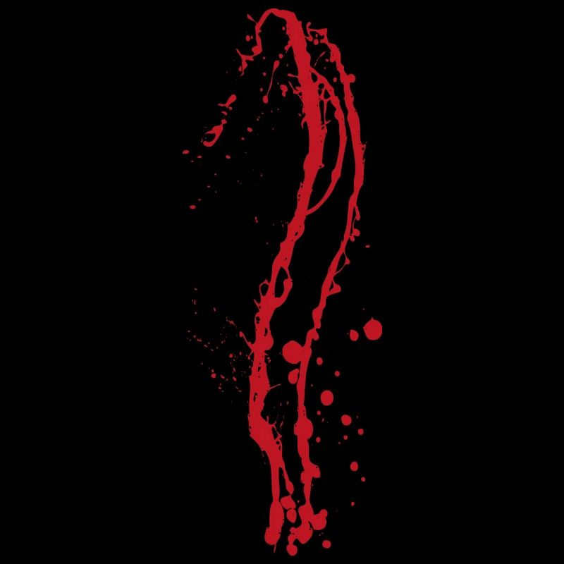 Farbe Klecks Spritzer Maler Geschenk bunt rot Blut