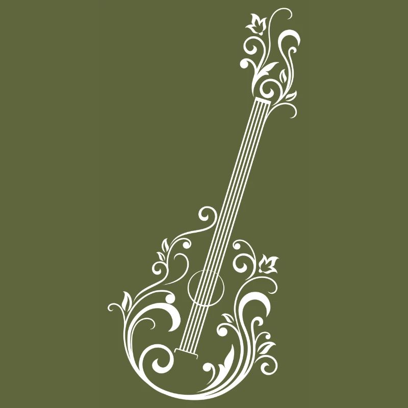 Artistic guitar design
