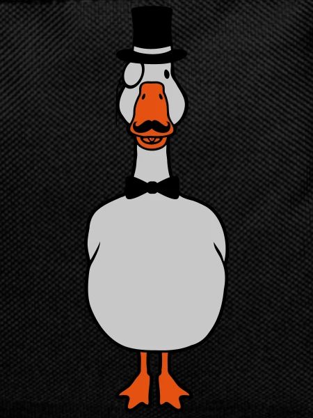Sir Monokel Brille Gans