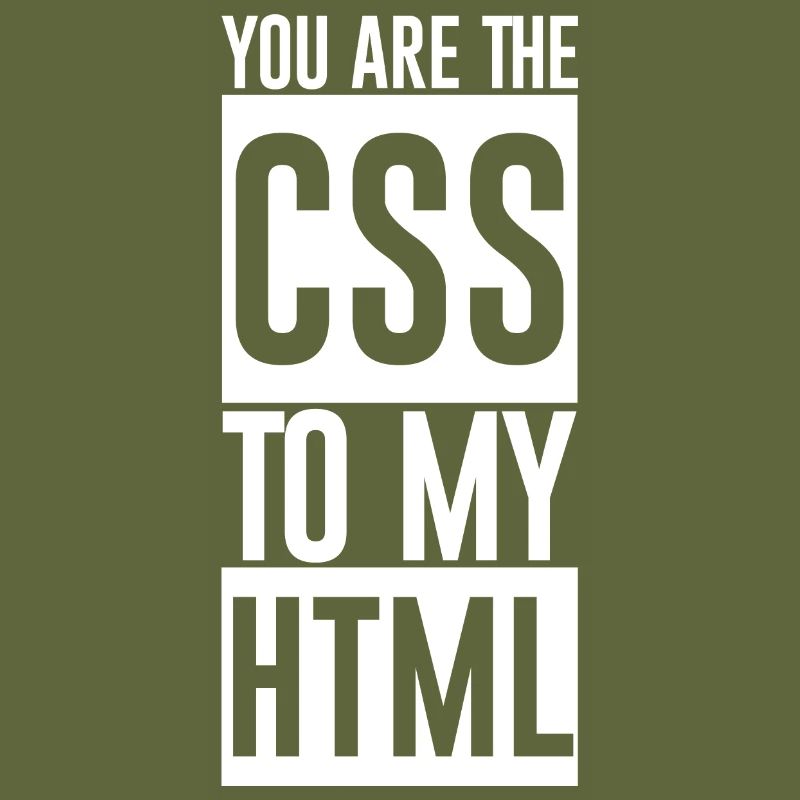 Vous êtes le CSS à mon HTML
