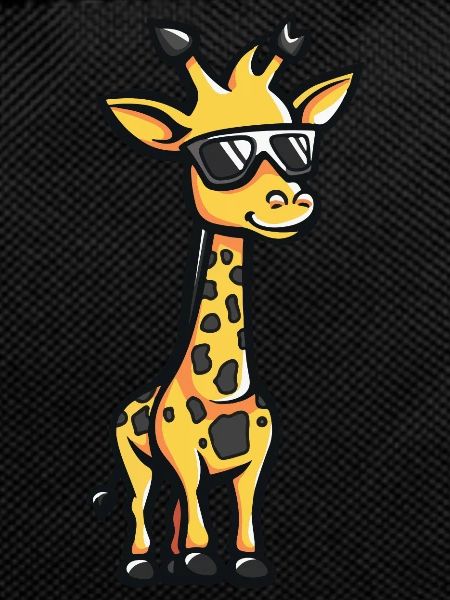 Giraffe Comic Cool