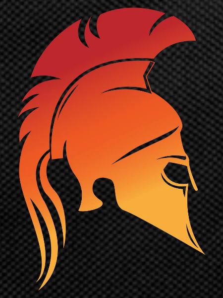 Sparta design, fire red