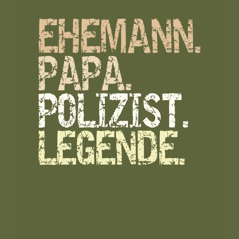 Polizei Geschenk Ehemann Papa Polizist Legende