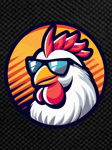 Chicken Comic Cool Summer
