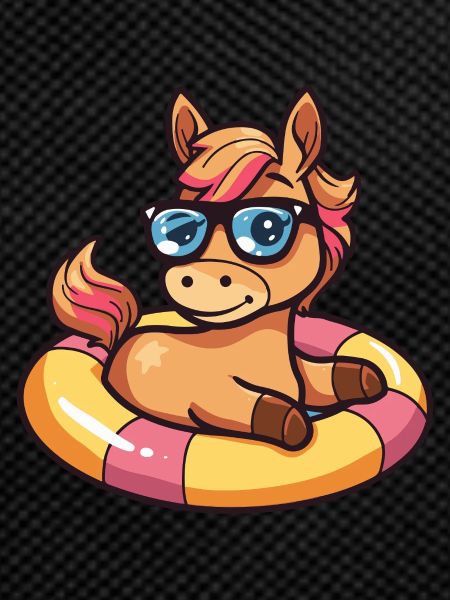 Horse Comic Cool