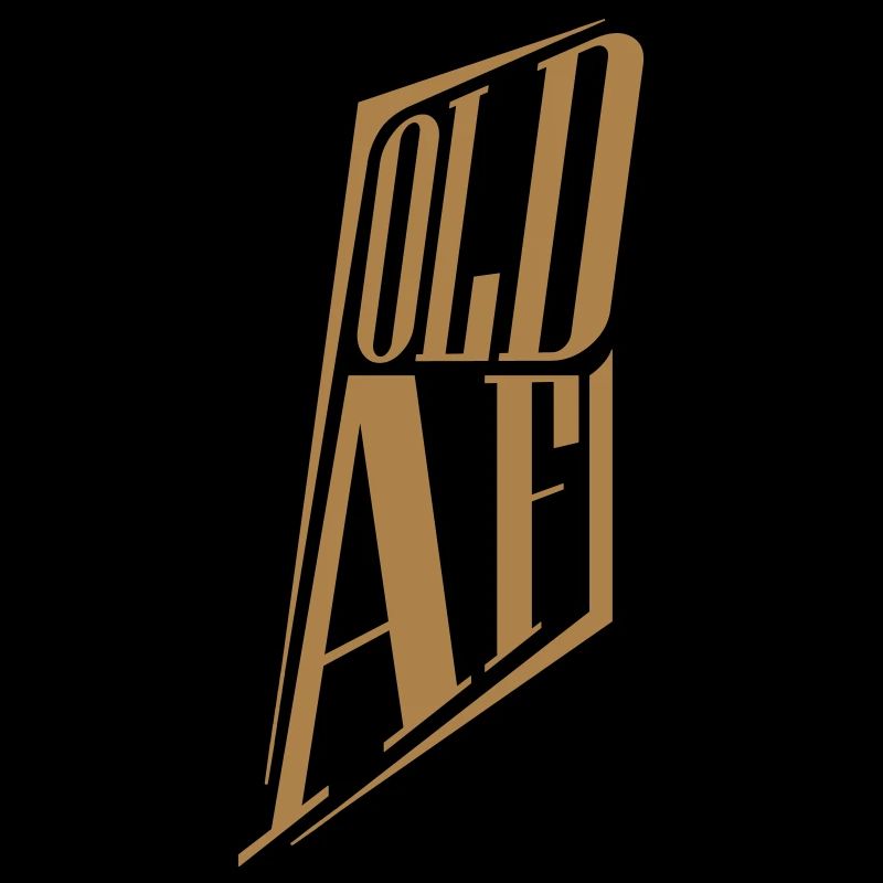 old AF Text Logo