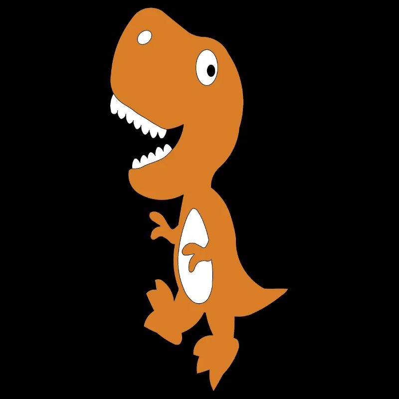 Dino Cute Orange