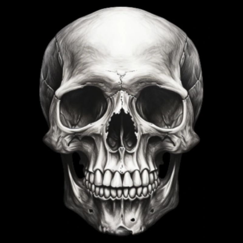 Skull Hand Drawn