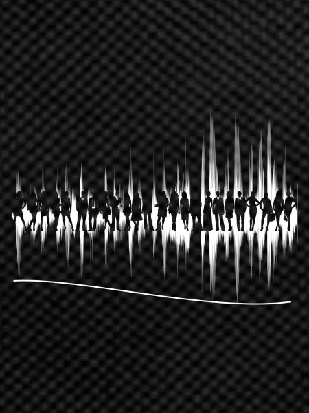 people soundwave white