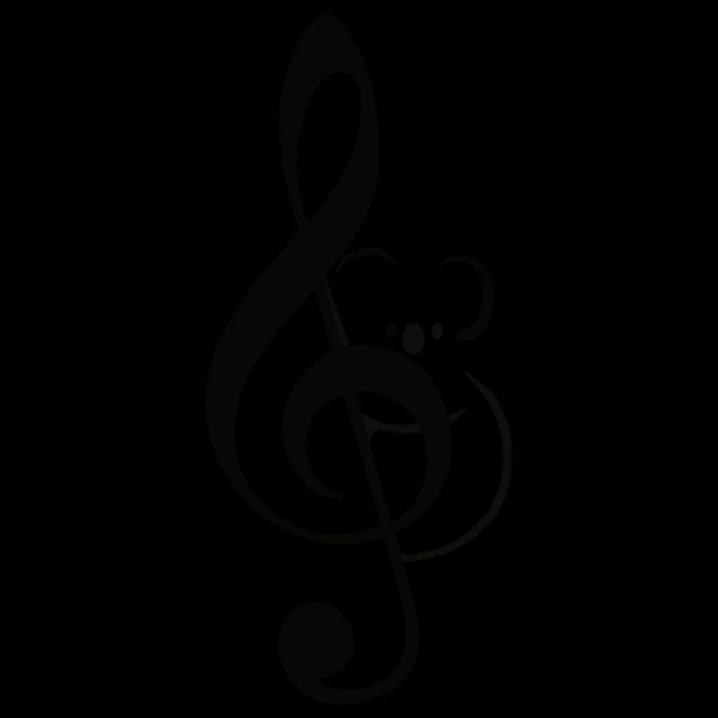 Koala on the clef tree