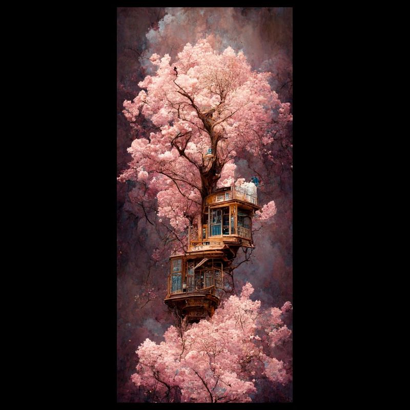 The cherry tree house