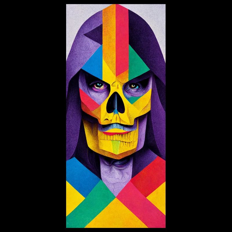 Skeletor geometric head