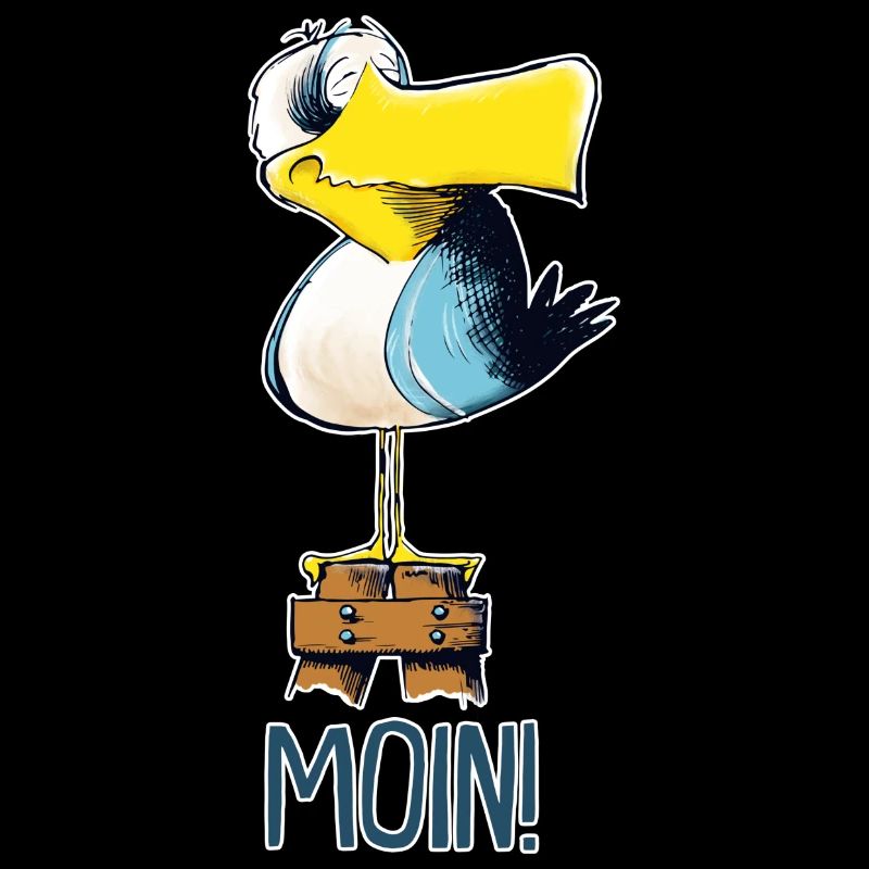 lustige Moin Moewe