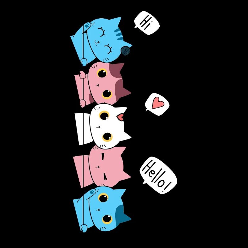 Funny LGBT Cat Stack Rainbow Gay Pride Gift