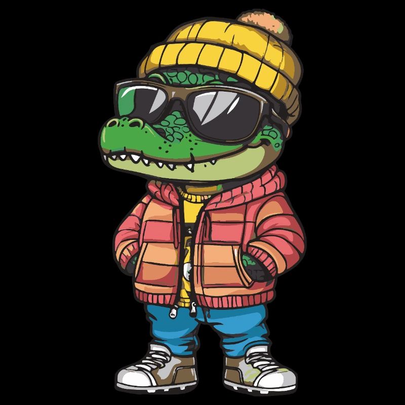 Alligator Bande dessinée cool