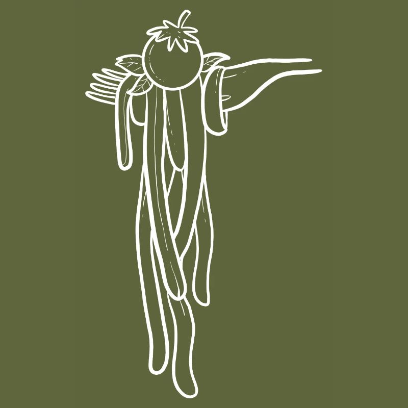 Spaghetti on the fork head chef gift