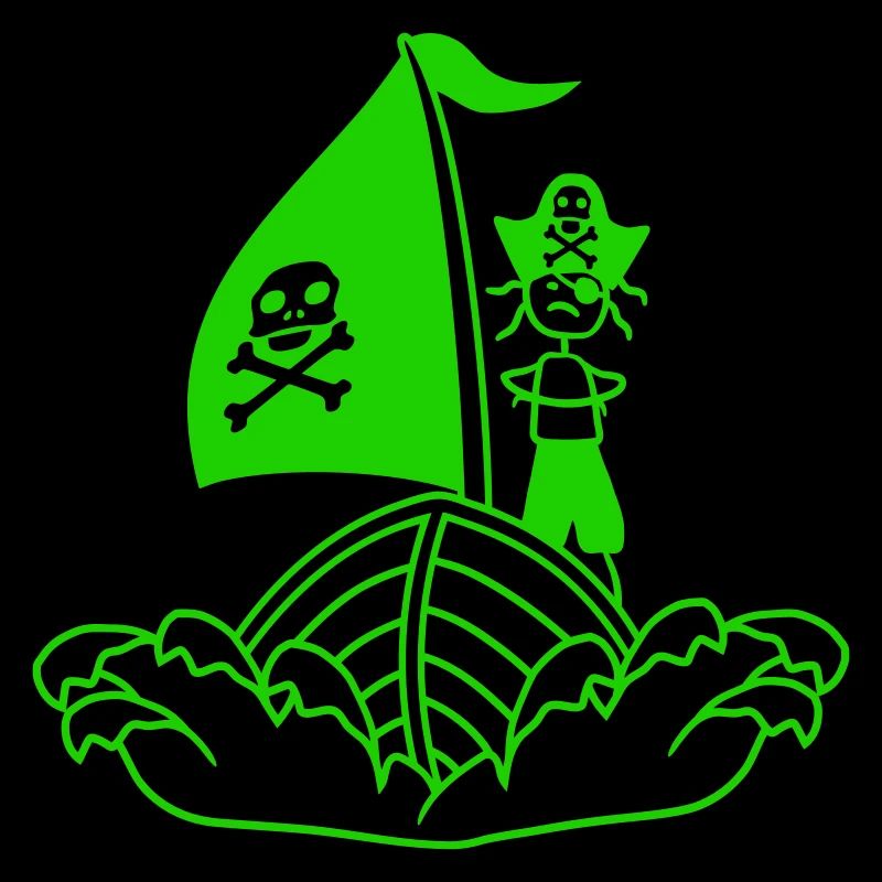 Pirate Pirate Ship Kid Captain Buccaneer Waves